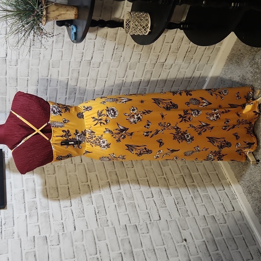 ININ SZ S Floral Maxi Dress - Picture 2 of 11